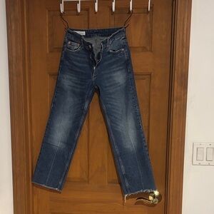 Zara Straight Dark Blue Jeans